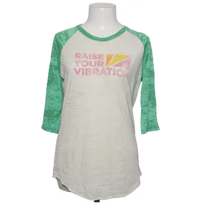 Long sleeve T-shirt (White, Green, Multicolored) from Alternative Cotton, Polyester
