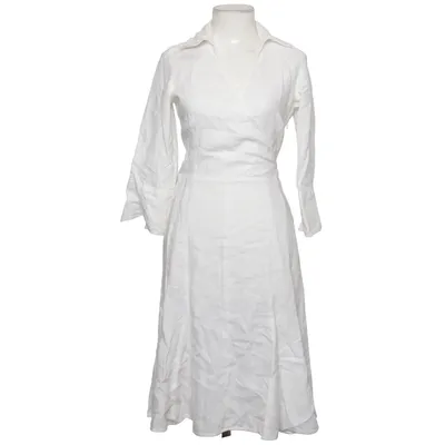 Wrap dress (White) from Zaatxchi Linen