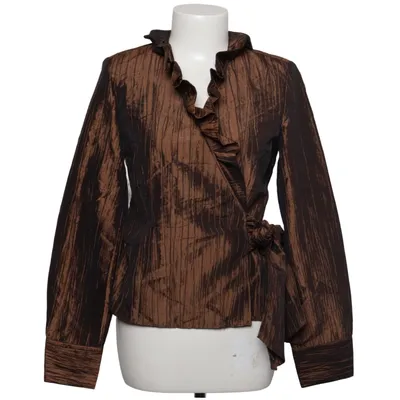 Blouse lavallière (Marron) de Witteveen Polyamide, Polyester