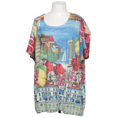 T-shirt (Bleu, Rouge, Multicolore) de Ms Mode Polyester