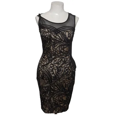 Robe de cocktail (Noir, Beige) de Explosion Élasthane, Polyester