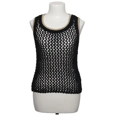 Tank Top (Black, Beige) from Divided by H&M Cotton, Polyester