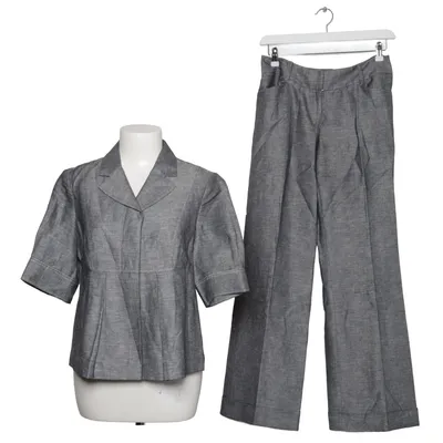 Kostym (Grå) från Comma Bomull, Linne