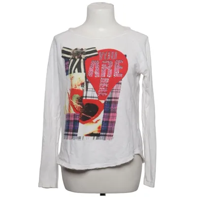 T-shirt à manches longues (Blanc, Multicolore) de Rich & Royal Coton