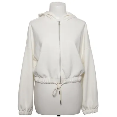 Capuchon sweater (Wit) van ONLY Polyester, Viscose