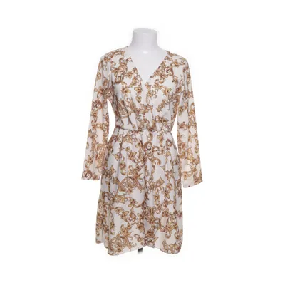 Omlottklänning (Vit, Brun, Flerfärgad) från Zebra Elastan, Polyester