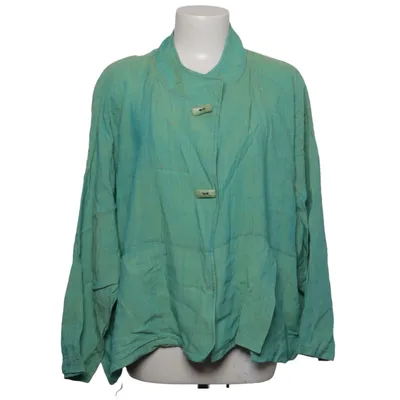 Blouse (Green) from INSEIN Linen, Viscose