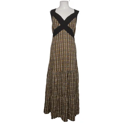 Maxi jurk (Geel, Zwart, Wit) van Guru Shop Viscose