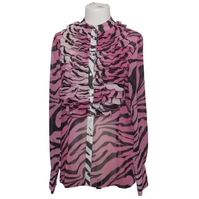 Blouse (Pink, Black) from Pompöös Polyester