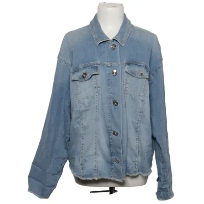Denim jacket (Blue) from Samoon Cotton, Elastane