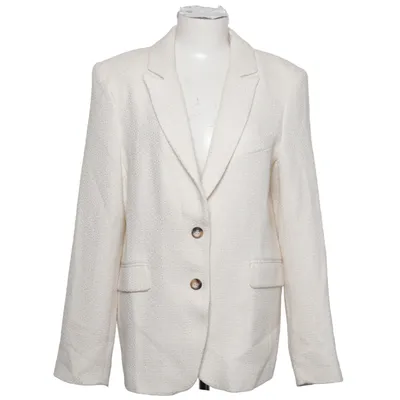 Kavaj (Vit) från AERE Akryl, Bomull, Polyester