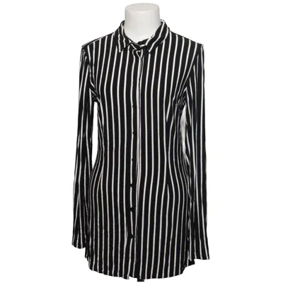 Shirt dress (Black, White) from Restart Elastane, Viscose