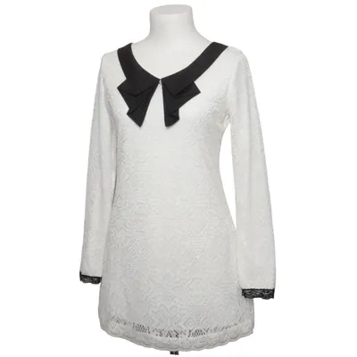 Dress (White, Black) from Nadasha