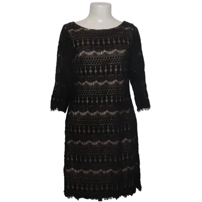 Kjole (Sort, Beige) fra Jessica Howard Bomuld, Polyamid, Polyester