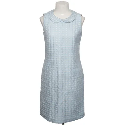 Jurk (Blauw, Wit) van Kew 159 Acetaat, Katoen, Polyester