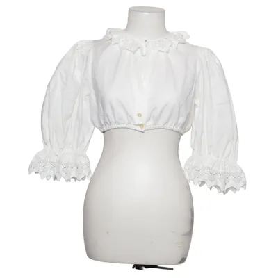 Dirndl blouse (White) from Tostmann Trachten Cotton