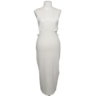 Kjole (Hvid) fra Divided by H&M Elastan, Polyester, Viscose