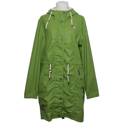 Raincoat (Green) from Schmuddelwedda Cotton, Polyester, Polyurethane