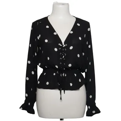 Blus (Svart, Vit) från Divided by H&M Polyester