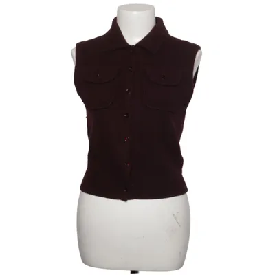 Weste (Lila) von Massimo Dutti Kaschmir, Viskose, Wolle