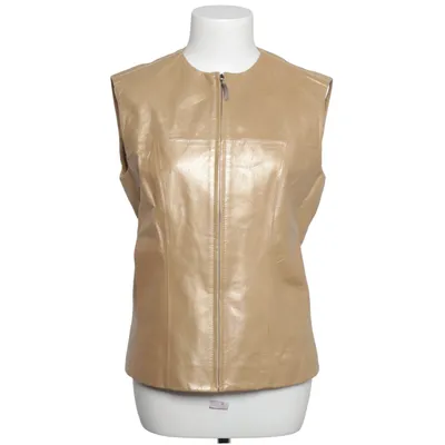 Leren vest (Goud) van Harvest Leer, Viscose