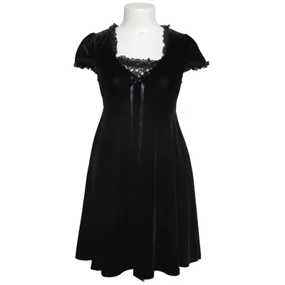 Kjole (Sort) fra Killstar Elastan, Polyester