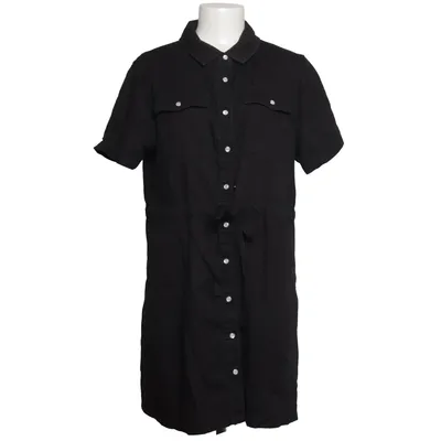 Robe chemise (Noir) de New Look Denim Coton, Polyester recyclé, Viscose