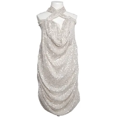 Cocktailkjole (Sølv) fra PrettyLittleThing Elastan, Polyester