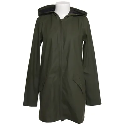 Regnfrakke (Grøn) fra JDY Polyester, Polyurethan