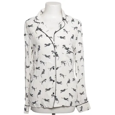 Pajama shirt (White, Black) from La Petite Francaise Viscose