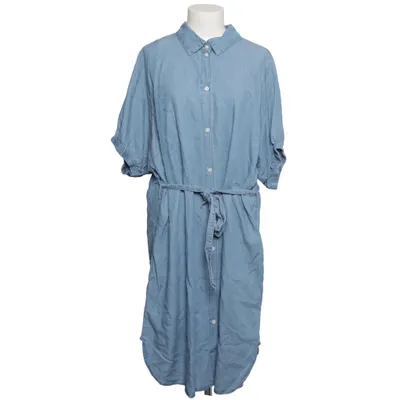 Shirt dress (Blue) from ONLY Carmakoma Tencel