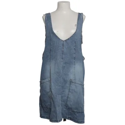 Latzkleid (Blau) von Emery Rose Baumwolle, Polyester, Viskose