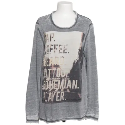 Långärmad t-shirt (BURNOUT PHOTO) från Review Bomull, Polyester