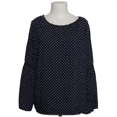 Blouse (Blauw, Wit) van Otto Katoen, Viscose