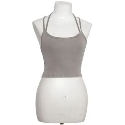 Crop top (Grå) från Mandala Elastan, Ekologisk bomull