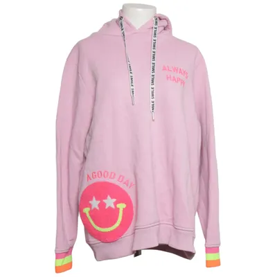 Hoodie (Pink, Multicolored) from Zwillingsherz Cotton, Polyester