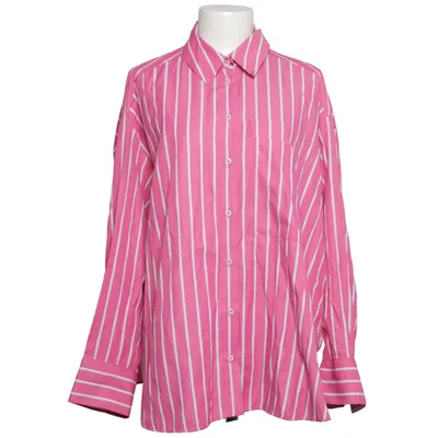 Shirt (Pink, Blue, White) from Zara Cotton, Polyester