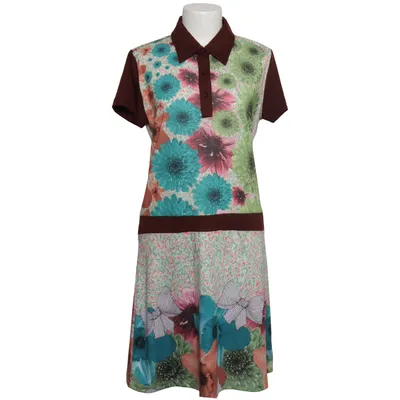 Dress (Brown, Multicolored) from Smash Elastane, Polyester