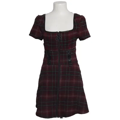 Klänning (Röd, Svart, Vit) från Killstar Elastan, Polyester, Viskos