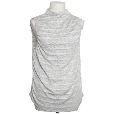 Top (Gray, White) from Coin 1804 Elastane, Polyester, Viscose