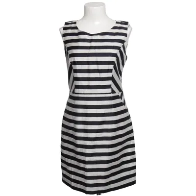 Kjole (Sort, Hvid) fra Sir Oliver Acetat, Bomuld, Linned, Polyester