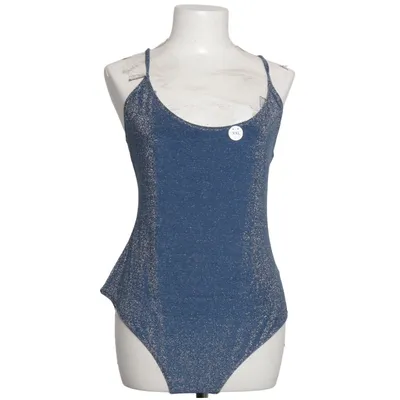 Badpak (Blauw) van Monki Elastaan, Metallvezel, Polyamide, Polyester