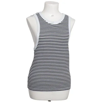 Tank Top (Black, White) from Pure Friday Cotton, Elastane