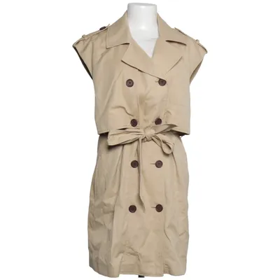 Gilet d'extérieur (Beige) de Massimo Dutti Coton, Lin, Lyocell, Viscose
