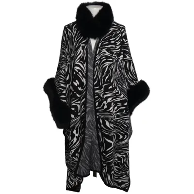 Cape (Noir, Blanc) de Joseph Ribkoff