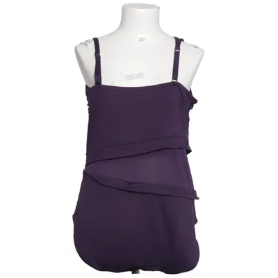 Maillot de bain une pièce (Violet) de Lands' End Élasthane, Polyamide