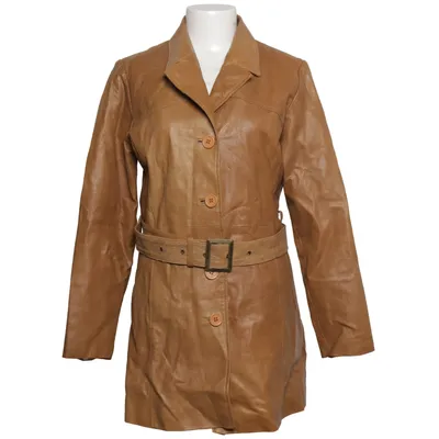 Leather coat (Brown) from Auluna Leather Company Leather