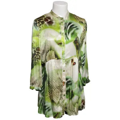 Blouse (Green, Multicolored) from Roccobarocco Elastane, Silk