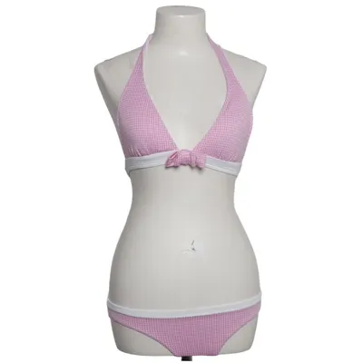 Bikini (Pink, White) from KiWi Saint-Tropez Elastane, Polyamide