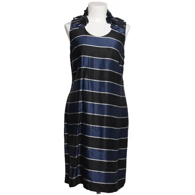 Dress (Black, Blue, White) from Banana Republic Acetate, Polyester, Viscose